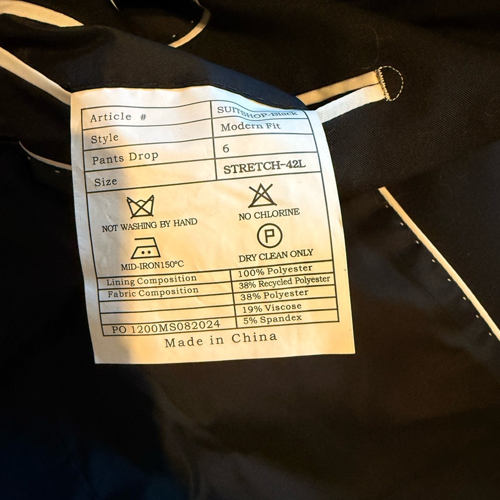 Suit Shop Black Jacket - image 7